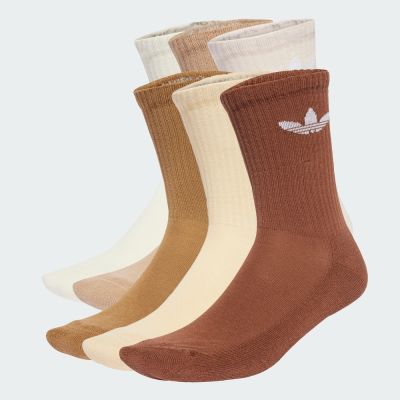 【adidas 愛迪達】 LOGO 中筒襪 6雙入 男/女 - Originals JY2678