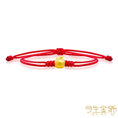 今生金飾 APPLE 黃金串珠手繩(網路獨賣)