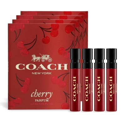 COACH 時尚櫻桃香精針管1.2mlX4-隨身針管香水-公司貨