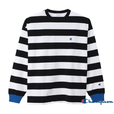 Champion CASUAL條紋長袖Tee(黑色)