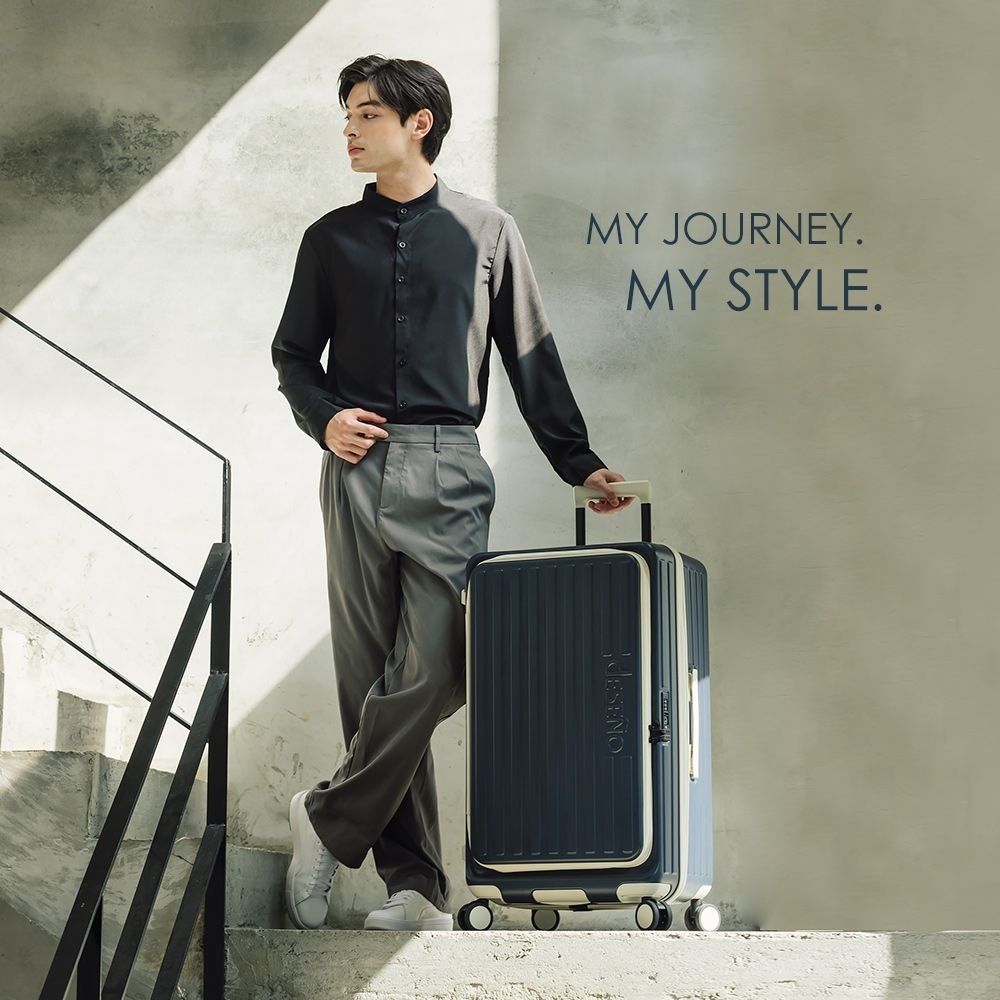 Deseno 笛森諾】特洛伊PRO 29.5吋真空壓縮｜前開式煞車行李箱(特仕版_