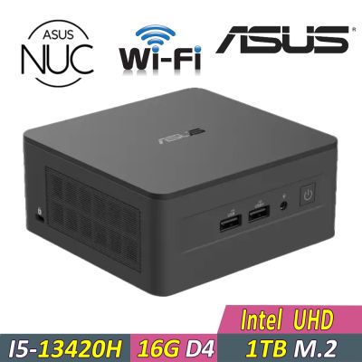 ASUS 華碩 NUC 13 PRO {YAIN5-011}迷你電腦(i5-13420H/16G D4/1TB)(RNUC13ANHH500009I)