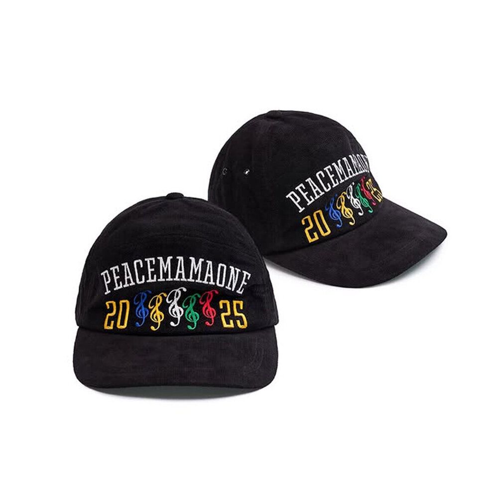 G-Dragon x MAMA x Peaceminusone Cap 黑色毛絨MAMA-Cap | 棒球帽