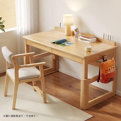 Happylife 北歐風實木升降桌 100公分 Y11944