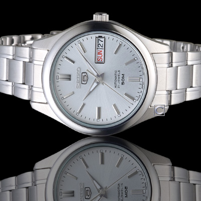 Stainless Steel Snk887k1 SEIKO 精工5號機械女錶(SNK883J1)-銀白| 其他女