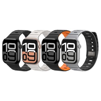 VOKAMO Apple Watch (42mm/44mm/45mm/46mm/49mm) 運動膚感矽膠錶帶