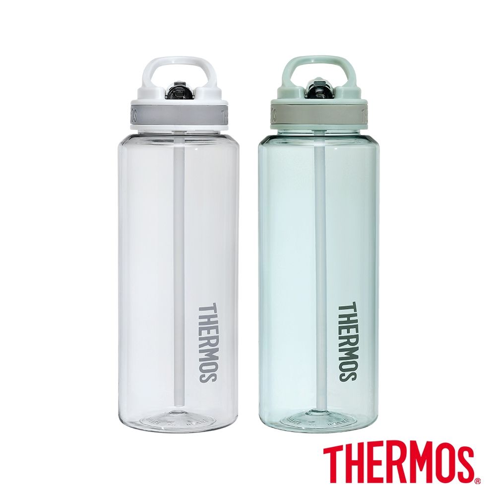 THERMOS膳魔師摺疊收納式吸管輕水瓶950ml(TCST-950)