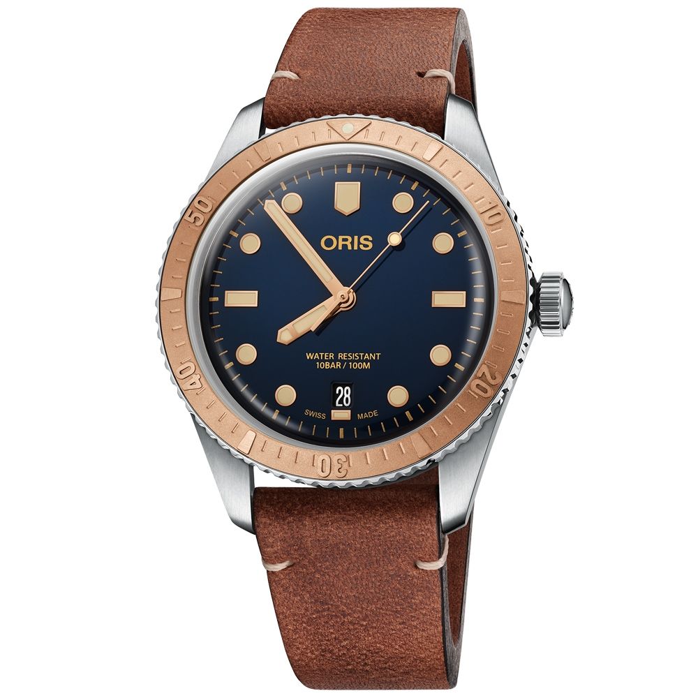 ORIS豪利時 Divers 1965 潛水風格 機械腕錶 40mm/0173377074355-0752045