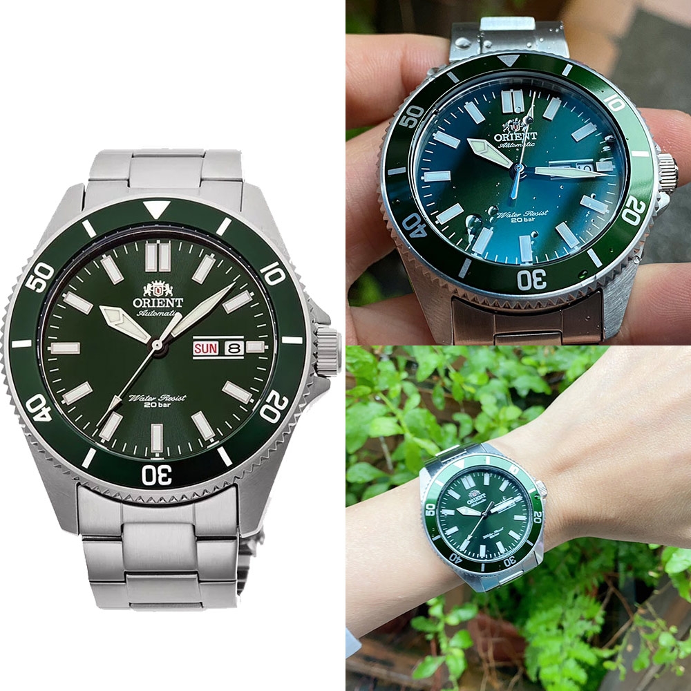 ORIENT 東方錶  綠水鬼200米潛水機械腕錶(RA-AA0914E)44MM