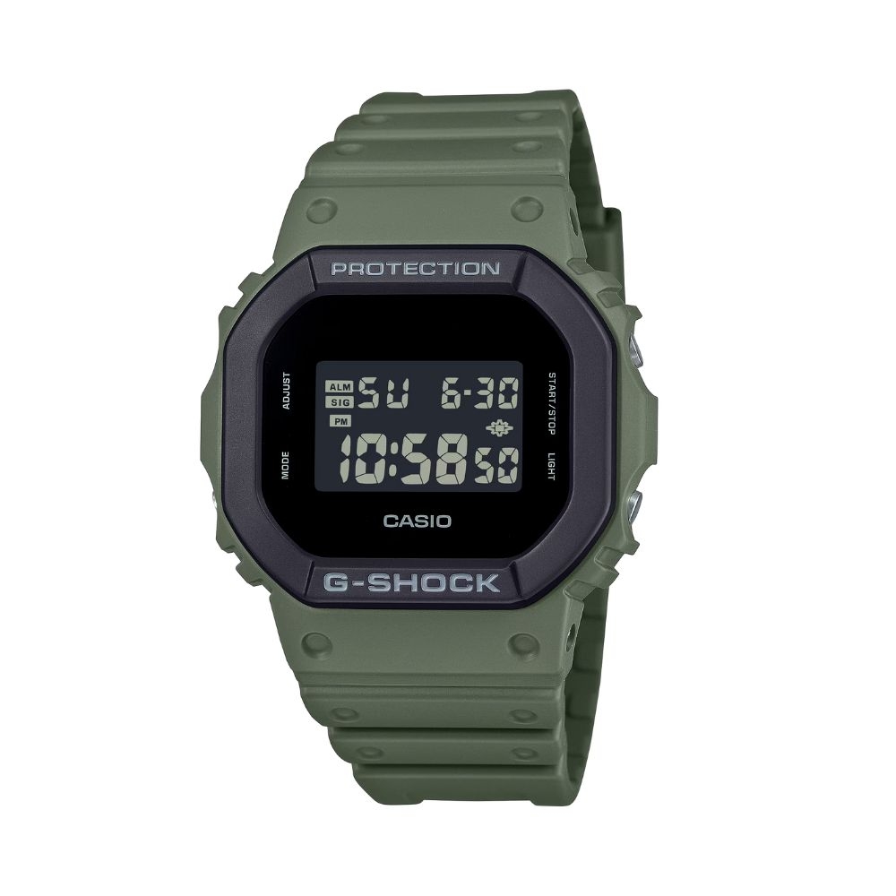 CASIO 卡西歐 G-SHOCK Urban Utility 城市潮流 軍士綠 經典方型 DW-5610UU-3_43.8mm