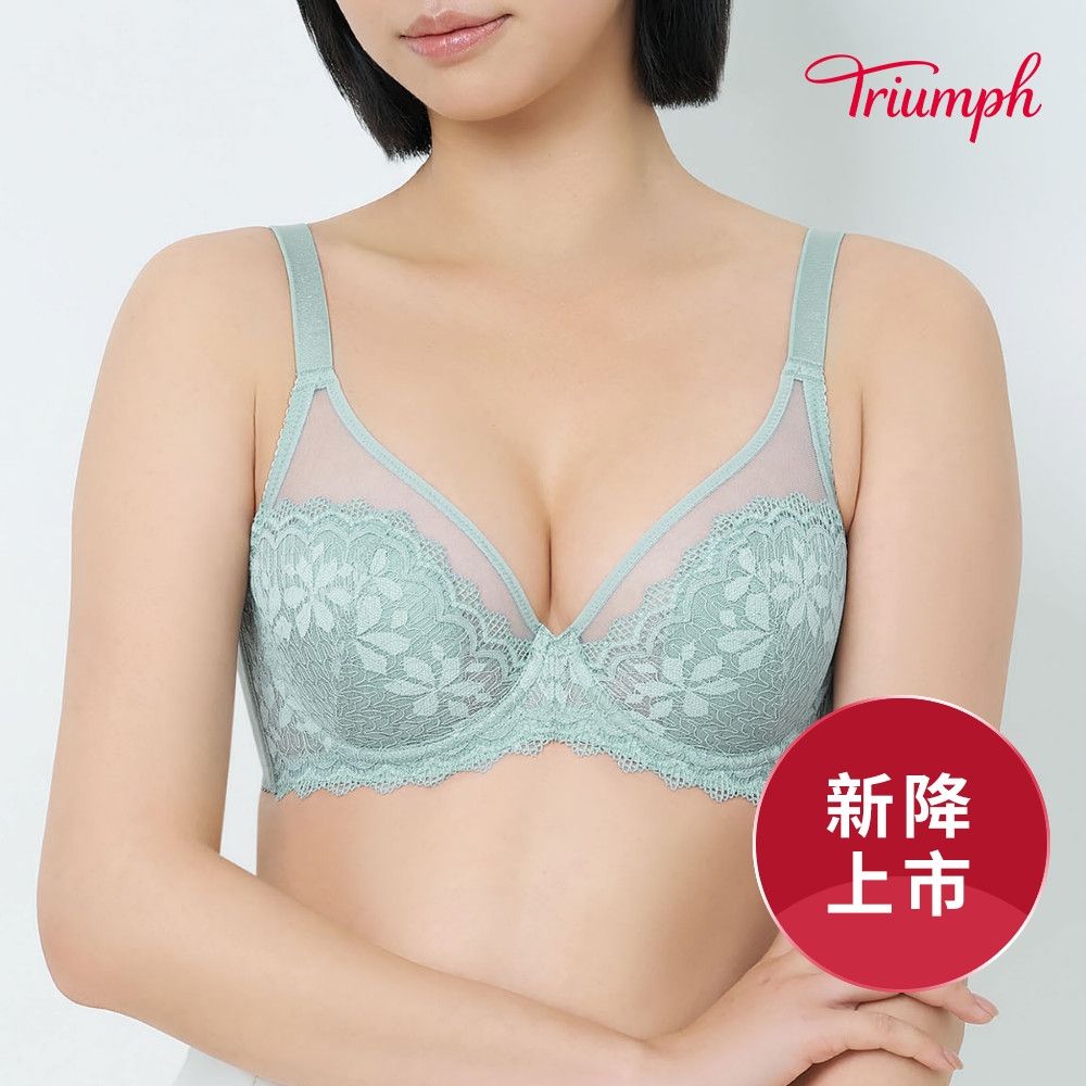 自然甜美系列 鋼圈內衣 碧藍
