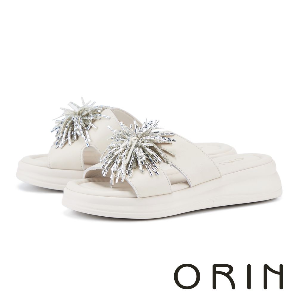 MAGY OIRN CHOiCE TAS 真皮/編織/金屬/跟鞋/平底/拖鞋/穆勒/休閒/樂福 多款任選 (E米白)