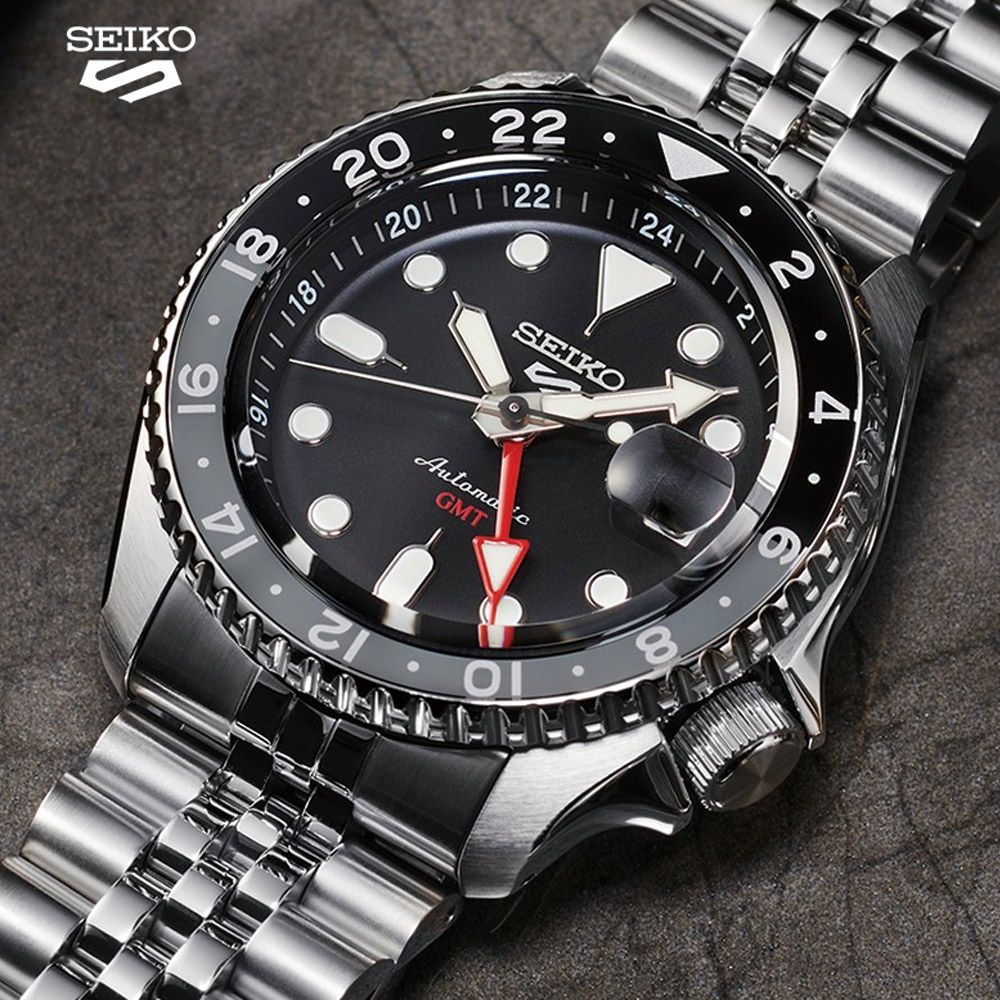 SEIKO 5 Sports 精工錶 Lineup GMT兩地時間 機械腕錶 4R34-00A0D/SSK001K1