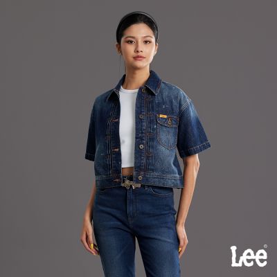 Lee 女款 426 高腰修身喇叭牛仔褲 中藍洗水 LB617185956