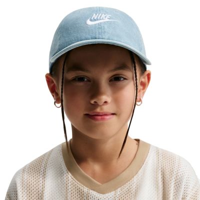【Nike】 K NK CLUB CAP US CB DENIM  運動帽 鴨舌帽 中童 - IO8231429