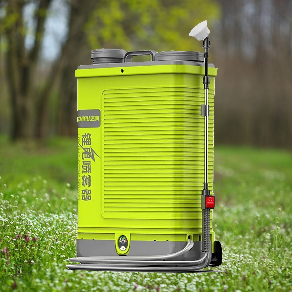 芝浦ZHIPU 電動噴霧器噴霧機20L鋰電打藥機新型噴灑農用機| 盆栽園藝