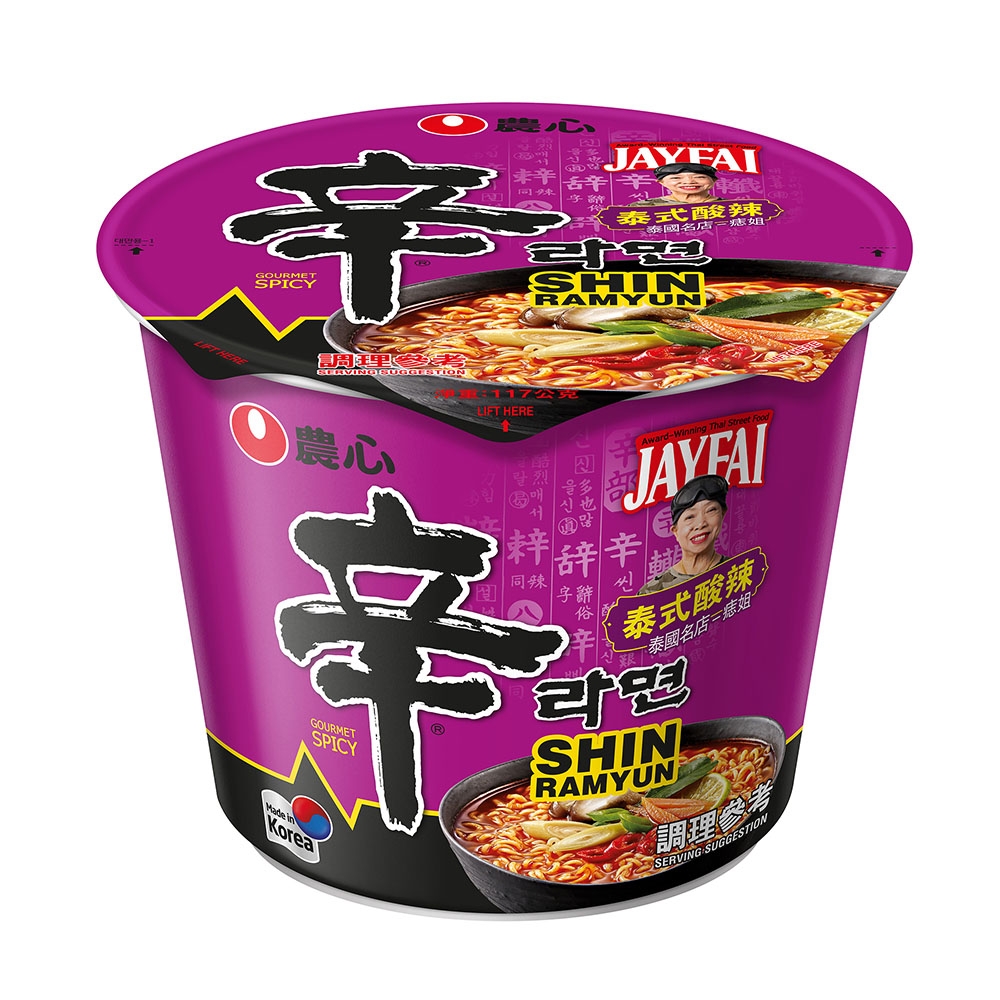 農心 辛拉麵大碗麵-泰式酸辣味(117g)