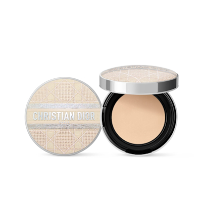 Dior迪奧 Dior 迪奧 超完美晶透光氣墊粉蕊 12g + 超完美氣墊外殼 杏色騰格紋 多色可選