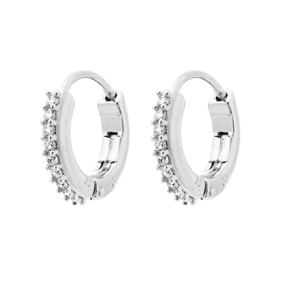 SWAROVSKI 施華洛世奇 Matrix 圈型水晶耳環