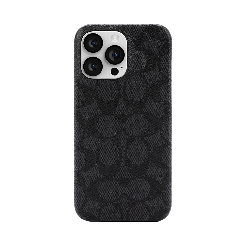 COACH】iPhone 12 & 13 Pro Max 精品手機殼灰色經典大C | 保護殼/皮套