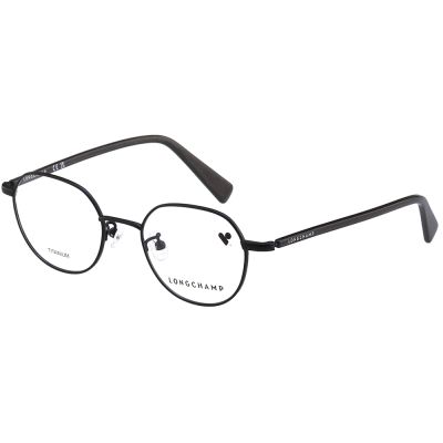 LONGCHAMP 純鈦 光學眼鏡(黑色)LO2502J