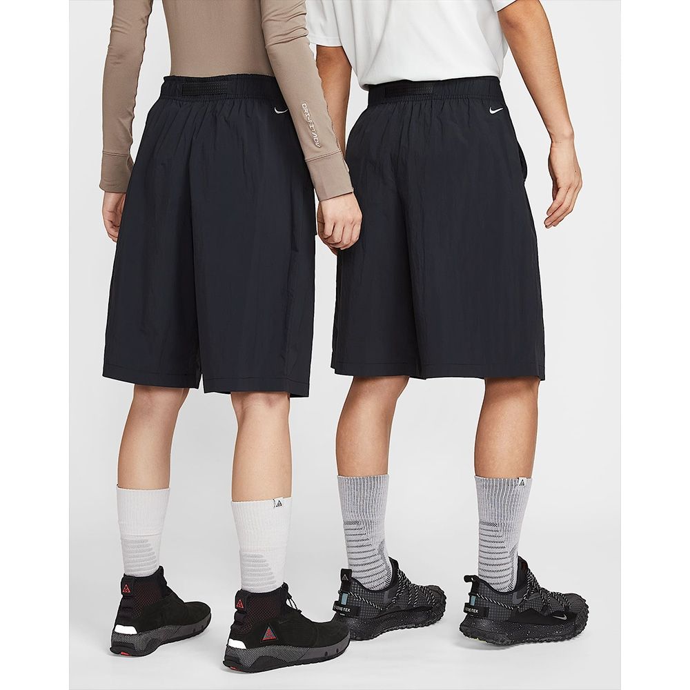 NIKE 耐吉ACG 戶外休閒穿搭男運動短褲-黑色系AS U ACG UV RPL ORB WVER