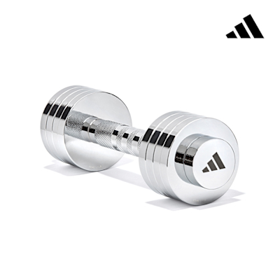 adidas 愛迪達 可調式健身電鍍啞鈴 (5kg/單入)