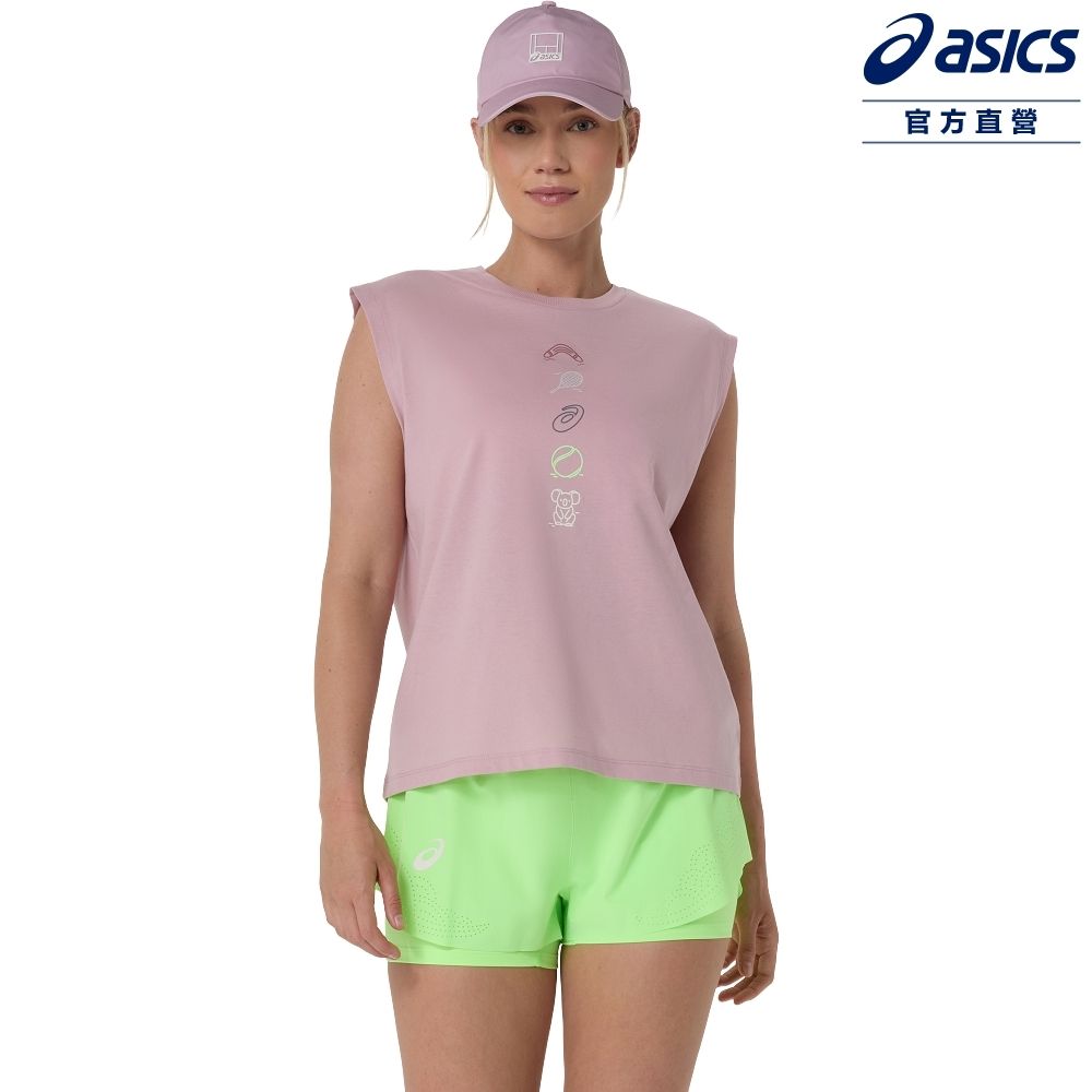 ASICS 亞瑟士 背心 女款 海外版 網球上衣 2042A393-700