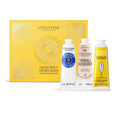 L'OCCITANE 歐舒丹 普羅旺斯護手霜三入禮盒30mlX3[乳油木+橙花蘭花+果漾馬鞭草]