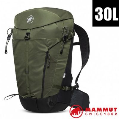 【MAMMUT 長毛象】Lithium 30 女輕量登山健行攀登背包30L / 2530-00740-40294 深沼澤綠/黑
