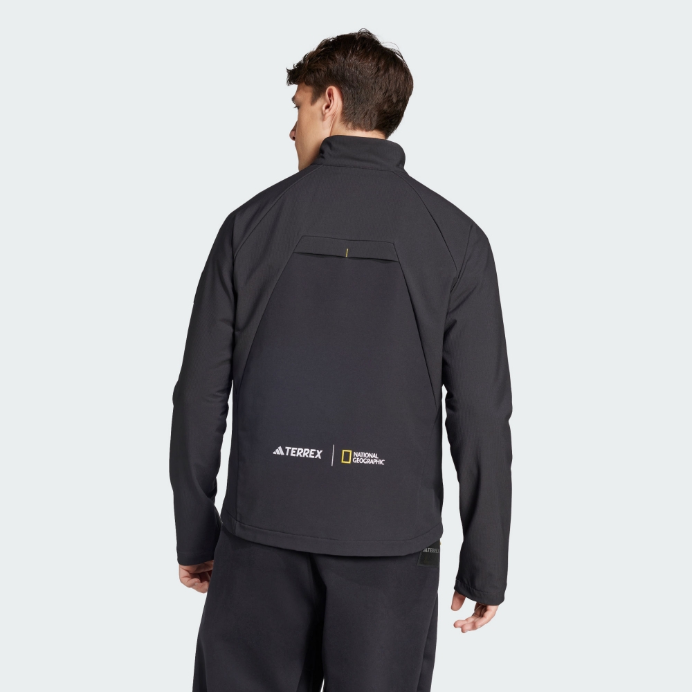 adidas 愛迪達外套男款運動外套國家地理NG DWR JKT 黑IX7920 | adidas