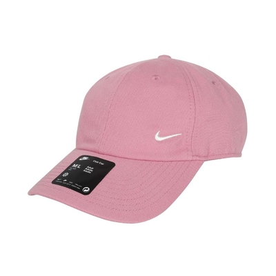 NIKE 棒球帽-鴨舌帽 棒球帽 遮陽 防曬 FZ5698-699 粉白
