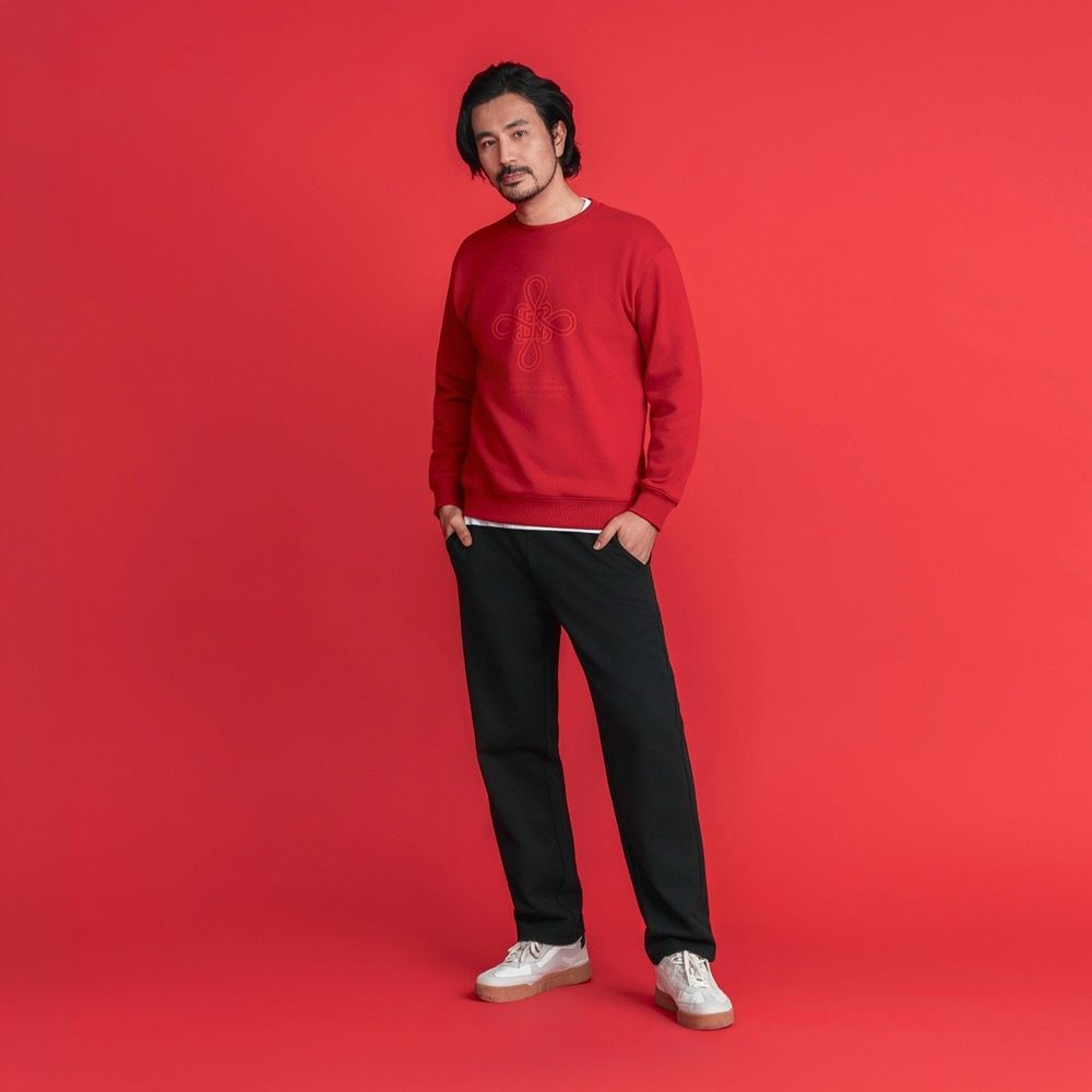 GIORDANO 男裝空氣棉修身窄腳長褲 Essential Future系列【雙色任選】 (09 標誌黑)
