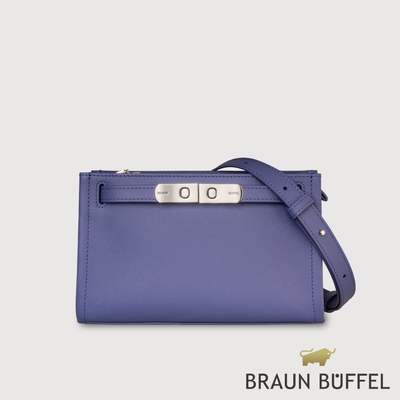 【BRAUN BUFFEL 德國小金牛】台灣總代理 尤妮爾 斜背包-幽夜藍/BF867-11-FD