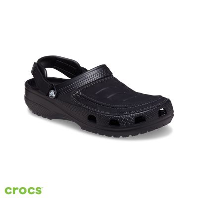 Crocs卡駱馳 (男鞋) Yukon 尤肯 二代 SportsClog克駱格-黑色/石板灰色 207689-0DD