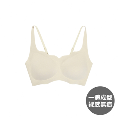 GIORDANO 女裝涼感可調細肩帶無縫內衣 - 03 奶白