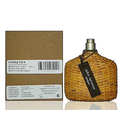 【未使用】john varvatos artisan 125ml 香水 John Varvatos Artisan 工匠藤編男性淡香水125ml Tester | Yahoo購物中心