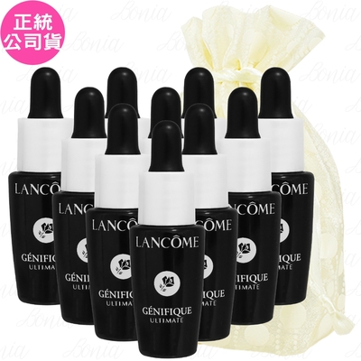 LANCOME蘭蔻 LANCOME 蘭蔻 超極限肌因賦活露(7ml)*10旅行袋組(公司貨)