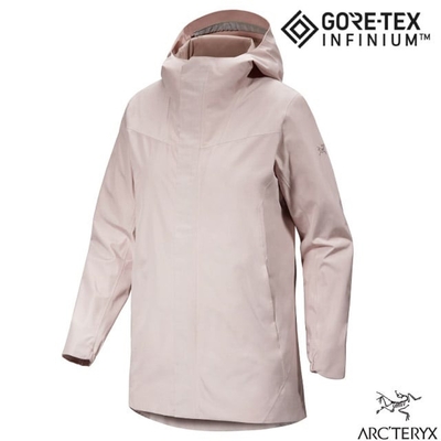 【ARCTERYX 始祖鳥】女 SOLANO HOODY 防風防潑透氣連帽外套 X000007300 暖石灰