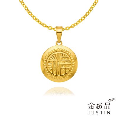 金緻品 黃金墜子 耀眼福字 0.56錢 5G工藝