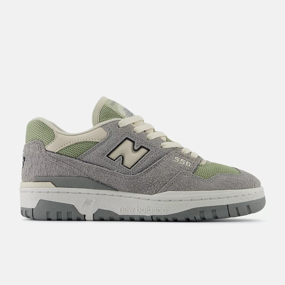 NEW BALANCE 女休閒鞋-灰米綠 550系列-BBW550AR-B