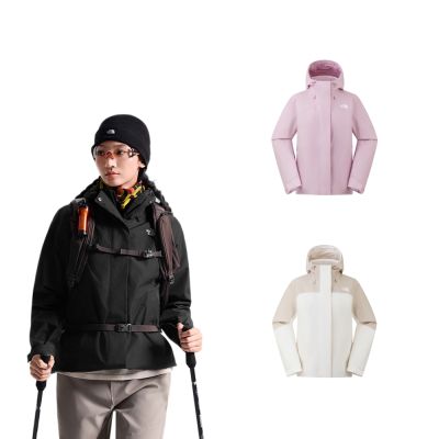 【The North Face】戶外探索｜男女款DryVent防水抓絨內裡三合一外套(多款任選)