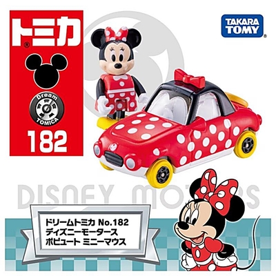 日本TOMICA 迪士尼 No.182 米妮小汽車(附人偶) DS93347 多美小汽車 TAKARA TOMY