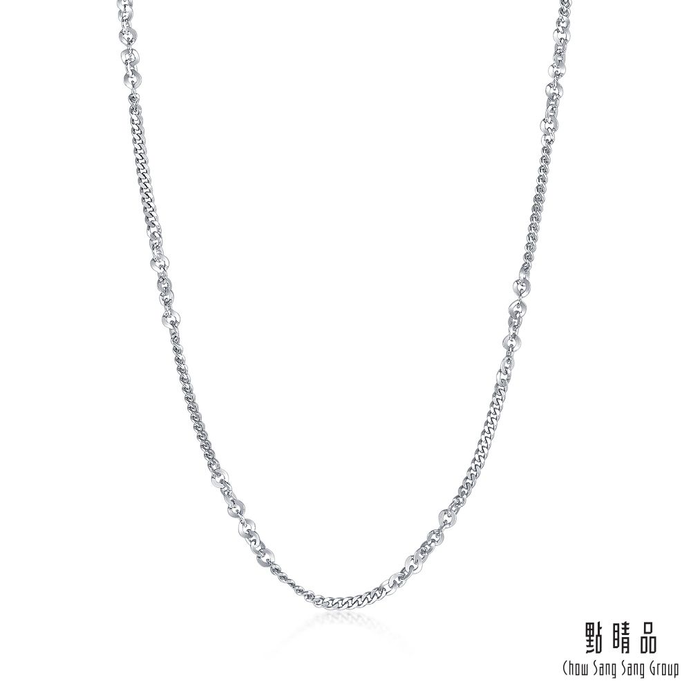 點睛品 機織素鍊 18K金項鍊(45cm)