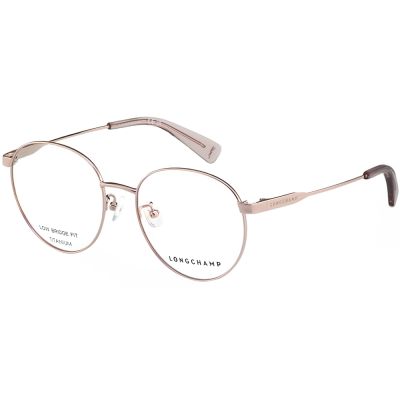 LONGCHAMP 純鈦 光學眼鏡(玫瑰金色)LO2547LB
