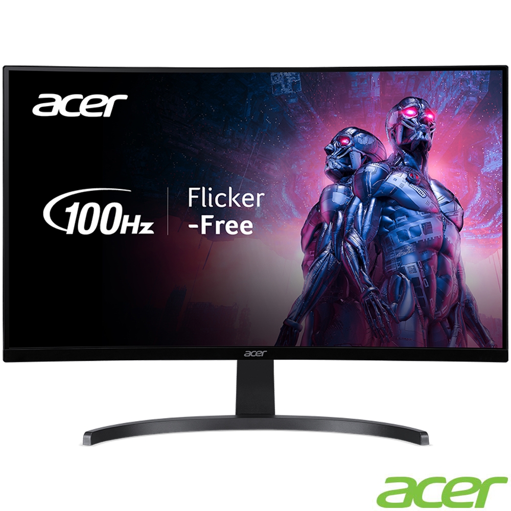 Acer 宏碁ED273 H 27型VA曲面螢幕AMD FreeSync｜100hz抗閃| 27型