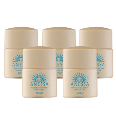 SHISEIDO 資生堂 安耐曬 金鑽高效防曬露NA 5X版12ml 五入組(60ml) 台灣專櫃貨