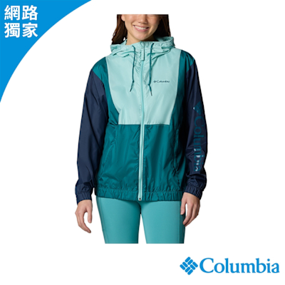 Columbia哥倫比亞 女款-UPF40防潑水外套-冰川藍 UWR83850AU/JS