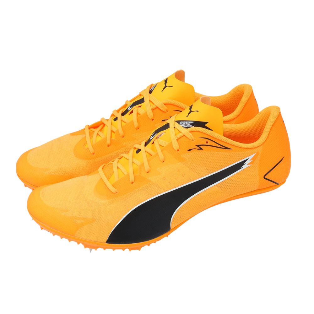 Puma 田徑鞋EvoSpeed Brush 7 男鞋黃黑釘鞋中長距離可拆釘312969-01
