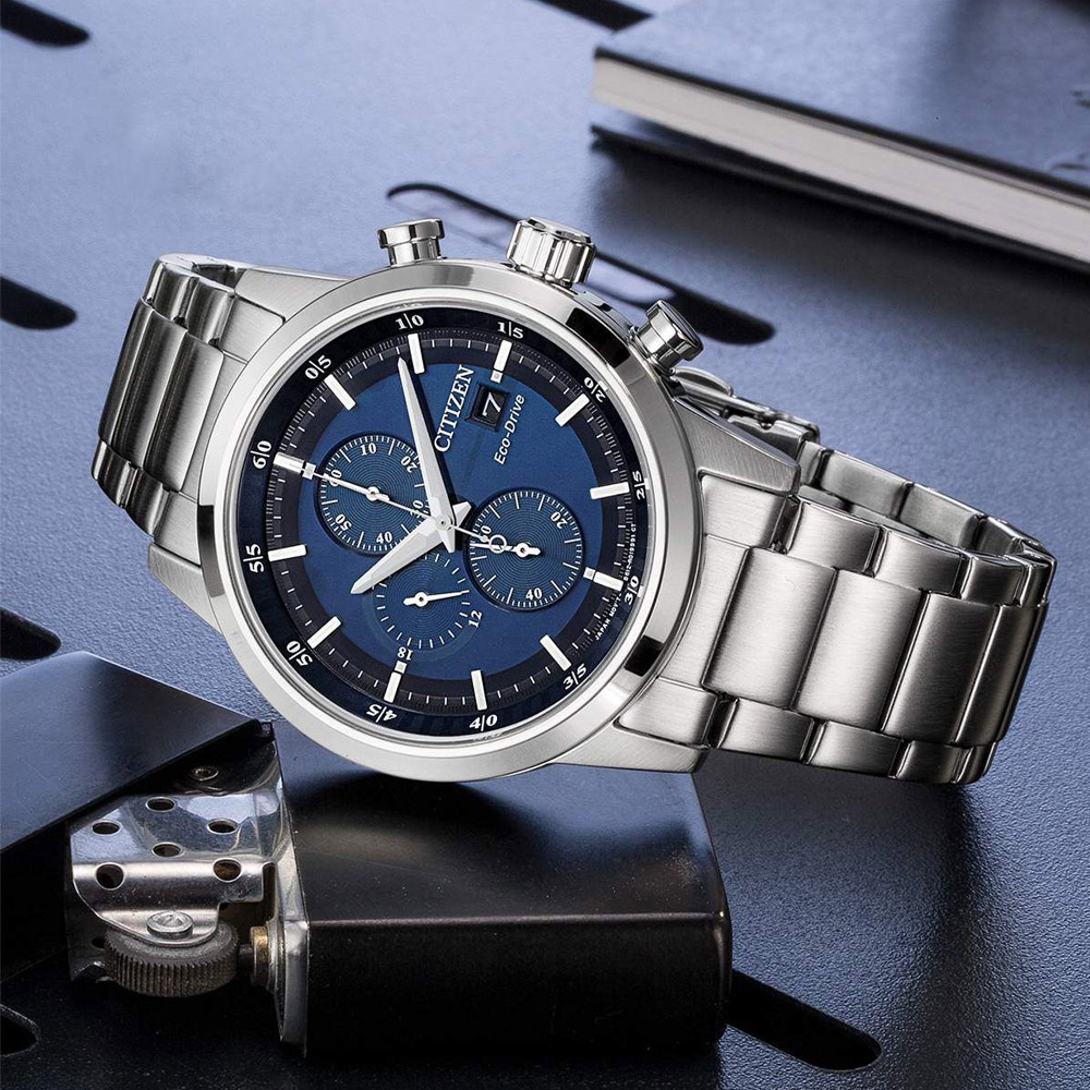 CITIZEN 星辰 光動能計時手錶-43mm CA0610-52L